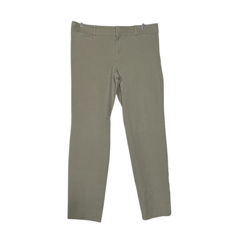 Banana Republic Sloan Straight Leg Pants Size 8 Beige Careerwear Office Trousers